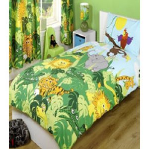 Jungle Animals Double Duvet and Pillowcase