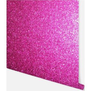 Sequin Sparkle Wallpaper – Hot Pink