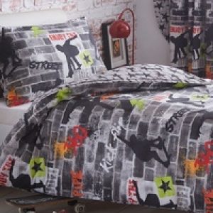 Tricks, Skateboard and Graffiti Single Duvet