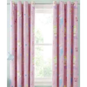 Catherine Lansfield Lets Be Mermaids Blackout Curtains Set 72s