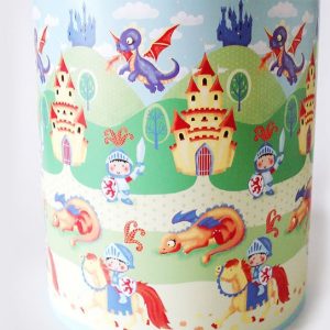 Knights and Dragons Ceiling or Lamp Shade