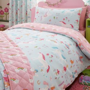 Unicorns and Rainbows Double Bedding Set