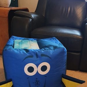 Finding Dory, Blue Bean Cube – Footstool