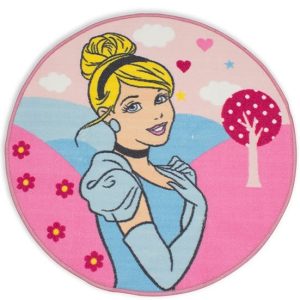 Disney Princess, Cinderella, Enchanting Rug – 80 x 80 cm