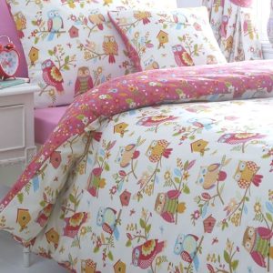 Colourful Owls Single Bedding Set