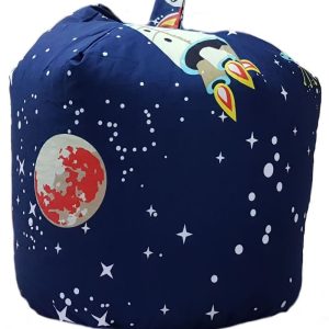 Space Rocket and Planets Bean Bag