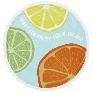 Catherine Lansfield Fruity Beach Towel Multi – 150 cm