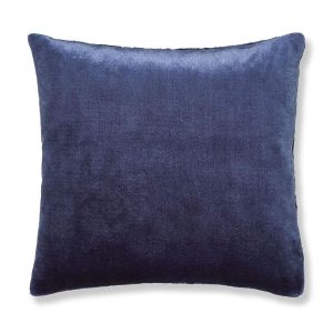 Catherine Lansfield Plain Raschel Navy Cushion Cover 55 x 55 cm