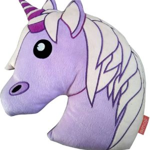 Emoji Unicorn Shaped Cushion
