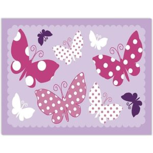 Butterfly Bedroom Rug 60 x 90 cm