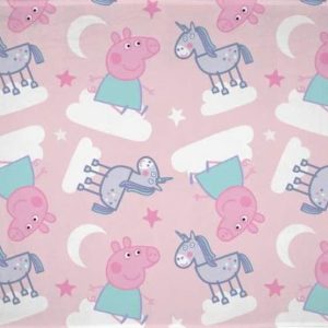 Peppa Pig and Unicorns Fleece Blanket – Stardust
