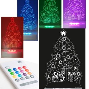 Christmas Tree Colour Changing Night Light