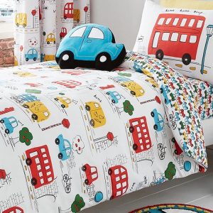 Catherine Lansfield Transport Single Duvet Set