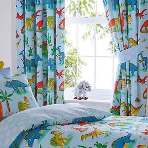 Dinosaur World Curtains 54s