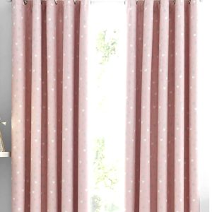 Catherine Lansfield Hearts and Stars Blackout Curtains 72s