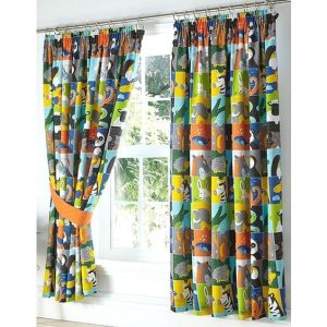 Animals Jigsaw, Kids Nursery Curtains 72s