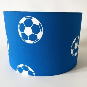 Football Blue Large Fabric Ceiling Light Shade